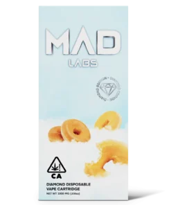 Mad Labs Diamond Disposable Glazed Donut 1000MG – Indica Vape Pen