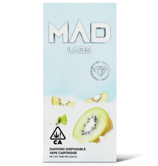 Mad Labs Diamond Disposable Kiwi Fruit 1000MG – Sativa Vape Pen