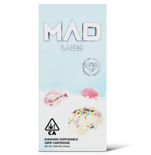 Mad Labs Diamond Disposable Rainbow Gelato 1000MG – Hybrid Vape Pen