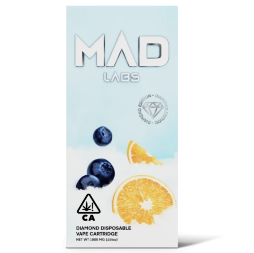 Mad Labs Diamond Disposable Tangie Berry 1000MG – Hybrid Vape Pen
