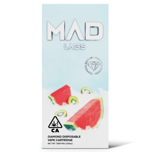 Mad Labs Diamond Disposable Watermelon Kiwi 1000MG – Indica Vape Pen
